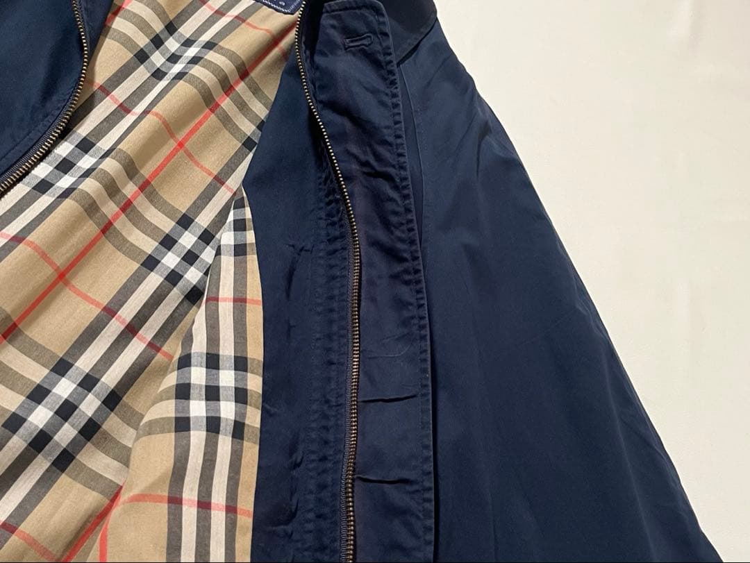 【90s・USA製】バーバリー　ドリズラー ジャケット　ノバチェック　XL相当