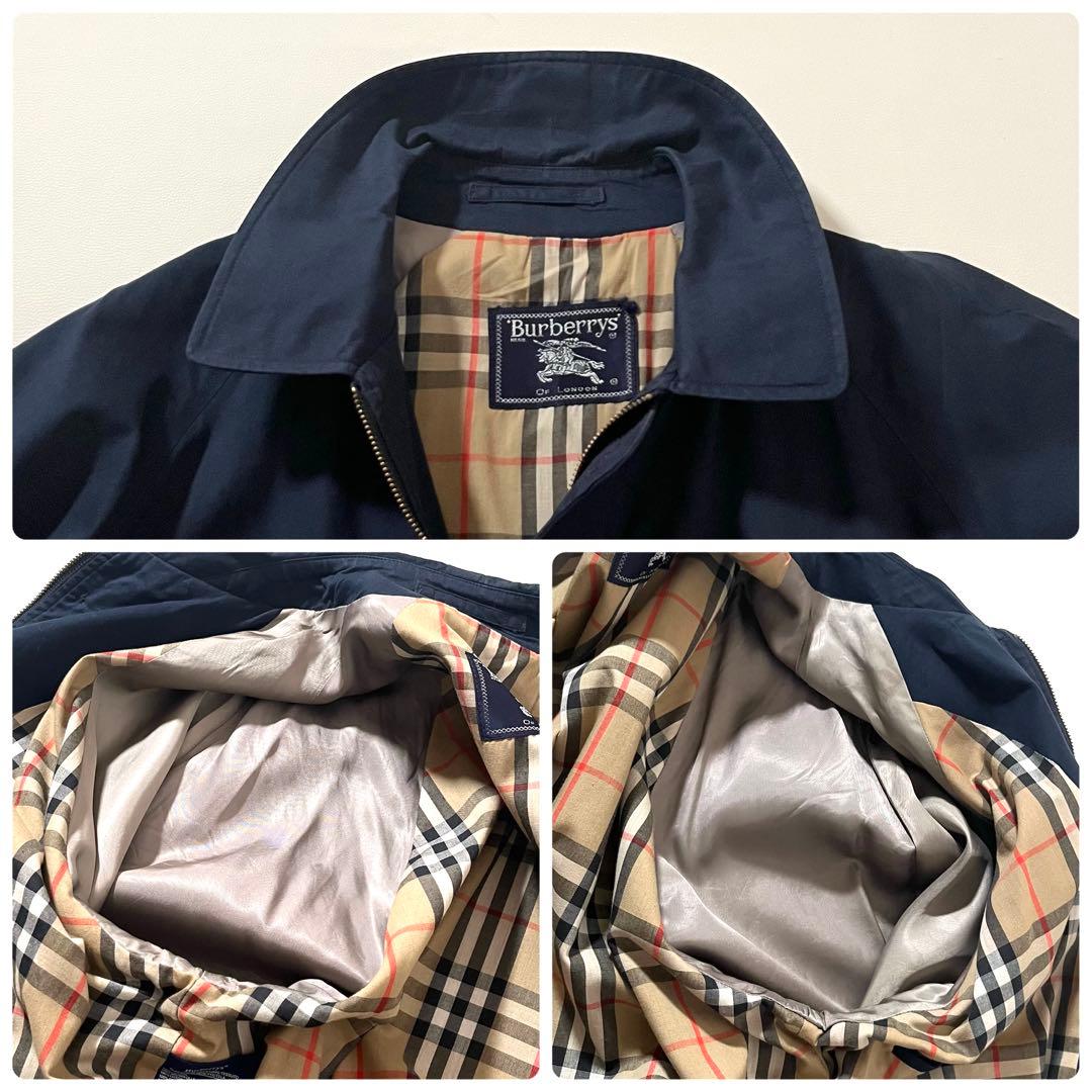 【90s・USA製】バーバリー　ドリズラー ジャケット　ノバチェック　XL相当
