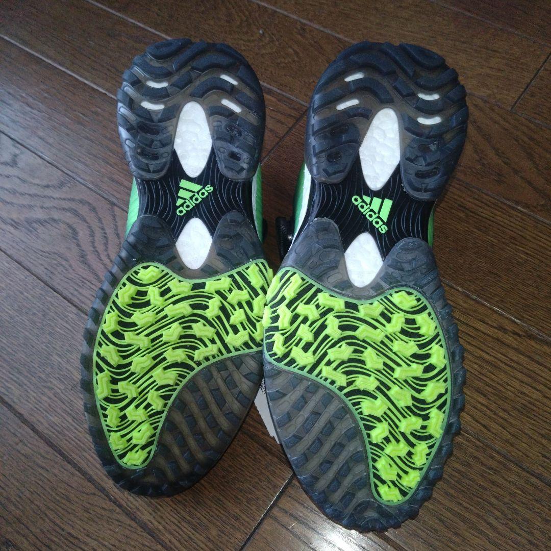 adidas ゴルフシューズ BOA コードカオス　ブラック/グリーン