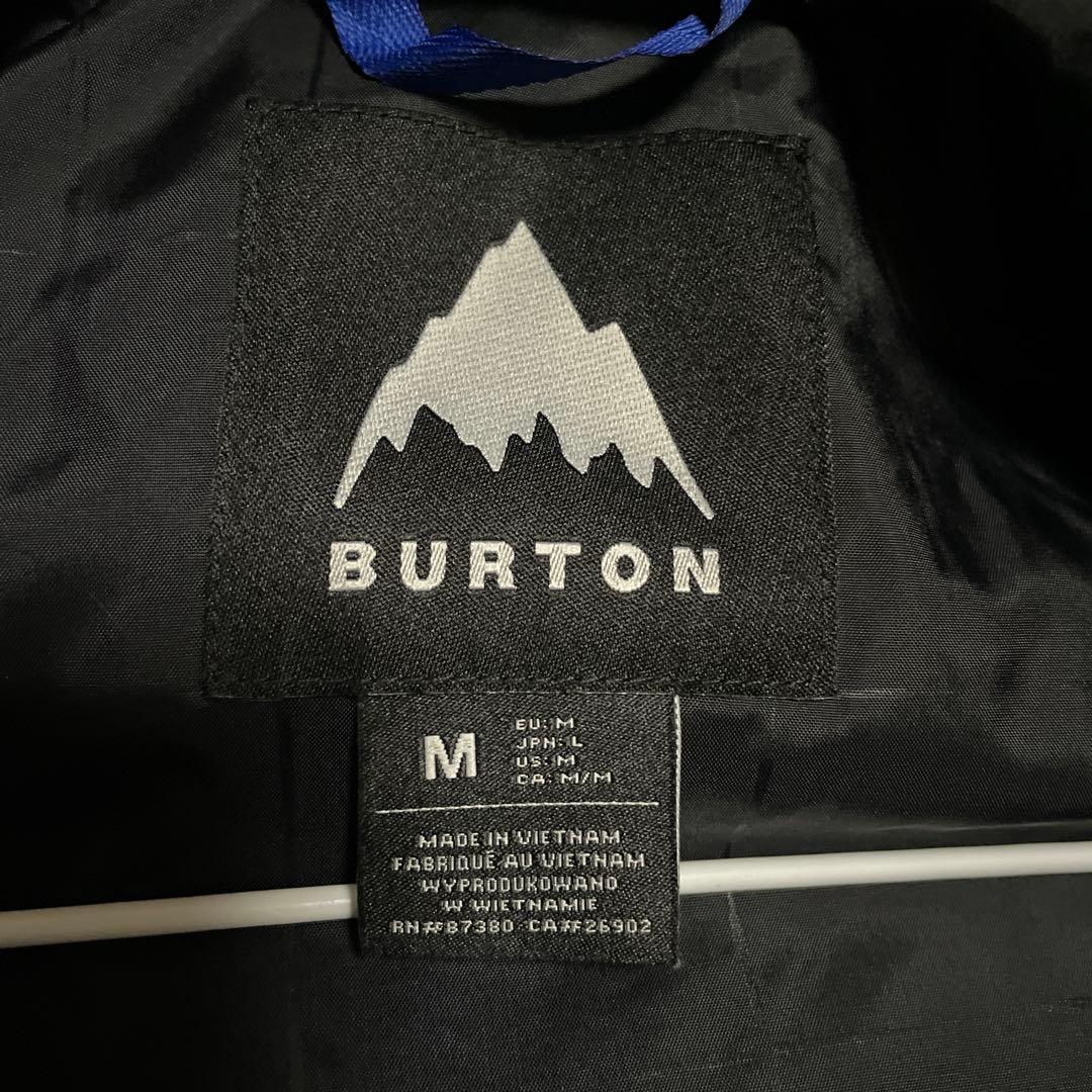 BURTON ブラック プルオーバー ウェア スノーボード ジャケット