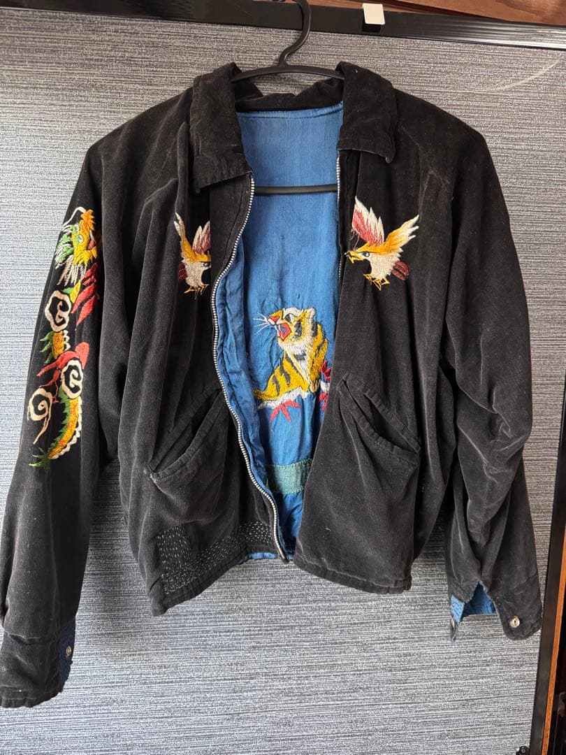 1950s OKINAWA Souvenir Jacket 別珍 vintage