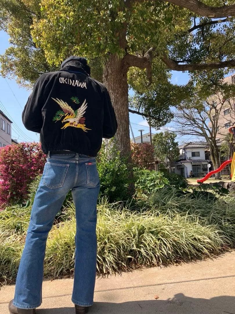 1950s OKINAWA Souvenir Jacket 別珍 vintage