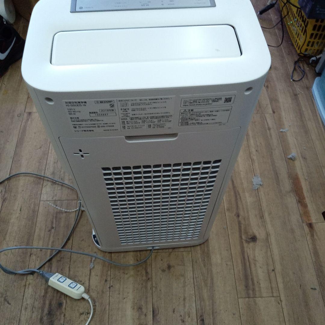 SHARP 空気清浄機 ホワイト タッチパネル式動作確認済✅️