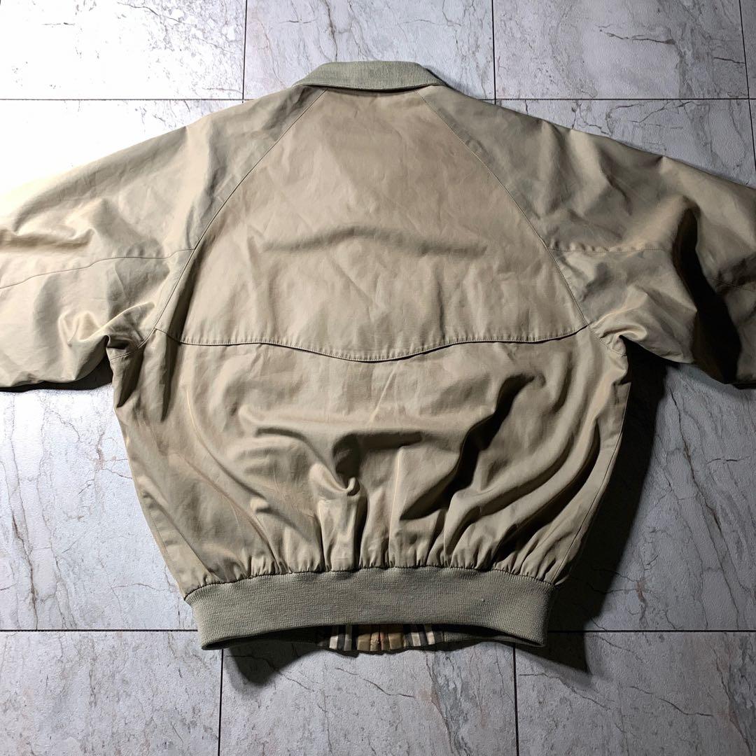 90s Burberrys ギャバジン スイングトップ ハリントンジャケット M