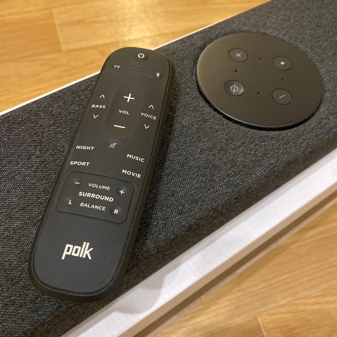 Polk Audio React サウンドバー Alexa対応 付属品完備