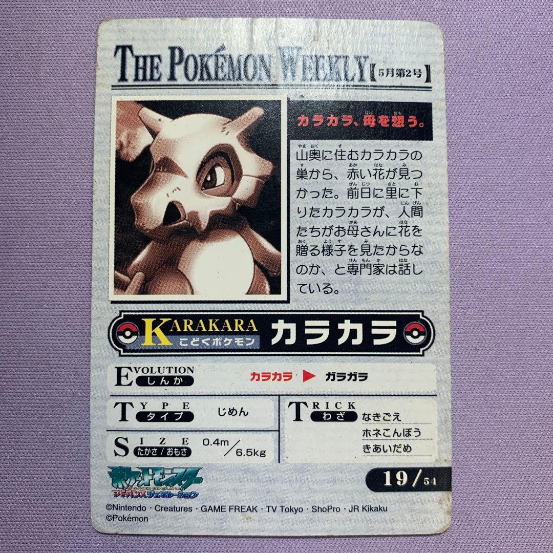 P7505 カラカラ ウィークリー カード NEWS No.19