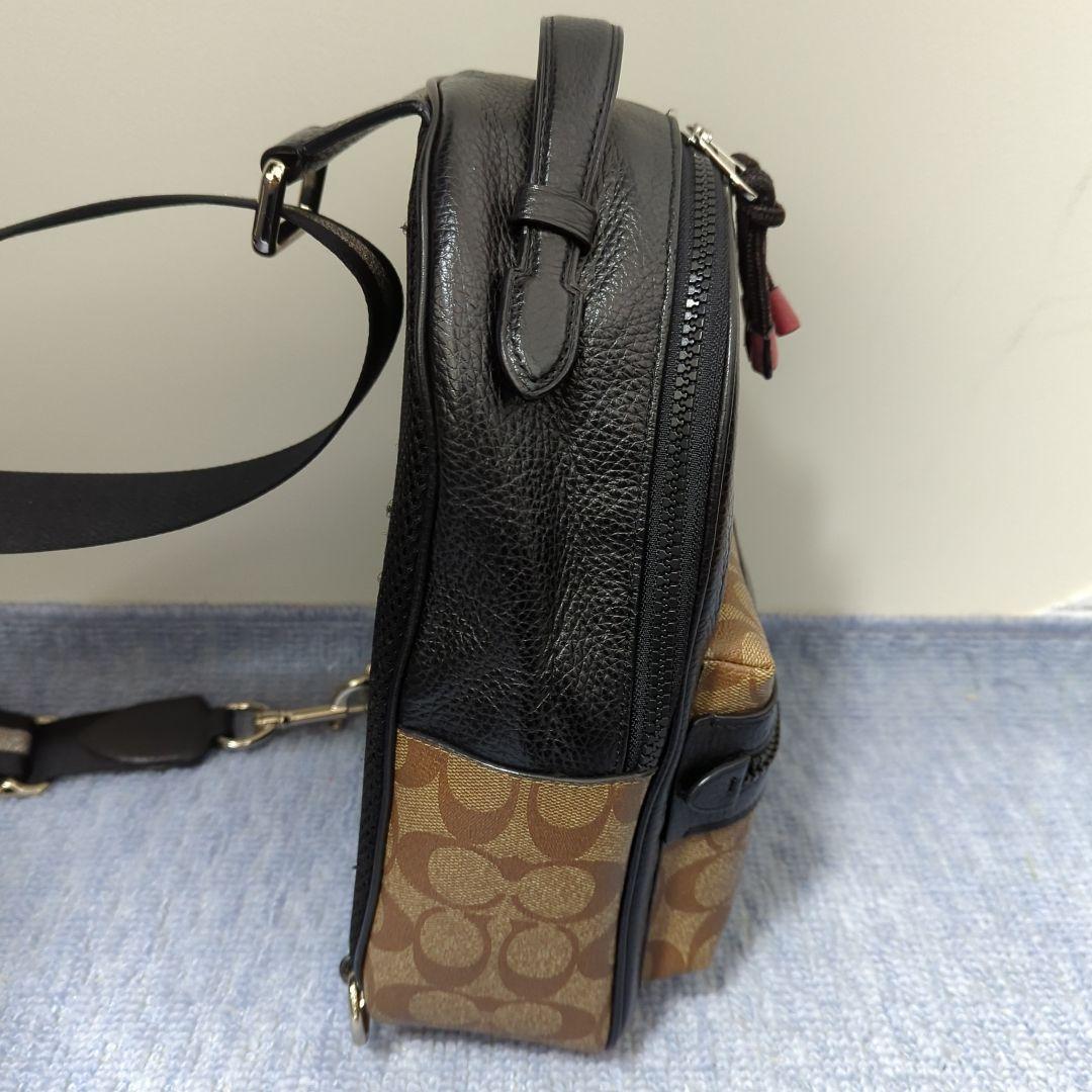 Coach リュック型バッグ 黒/ベージュ