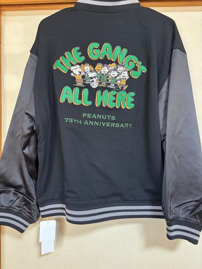 新品 PEANUTS 75周年記念 スタジャン スヌーピー