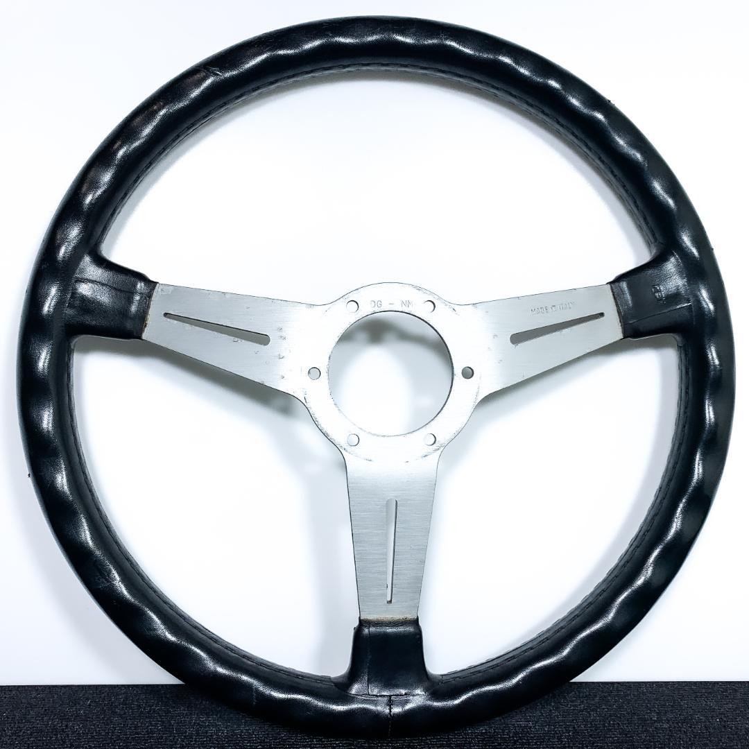 ナルディ クラシック シルバー レザーステアリング 36φ FET 正規品