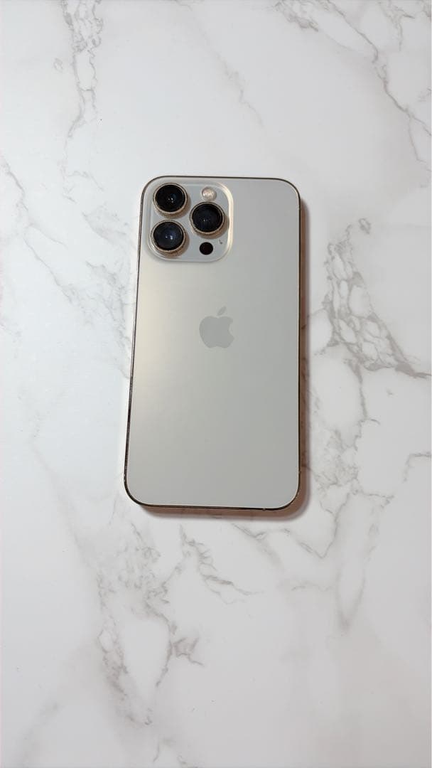 iPhone13Pro ゴールド　バッテリー交換済み　ガラスフィルム付き