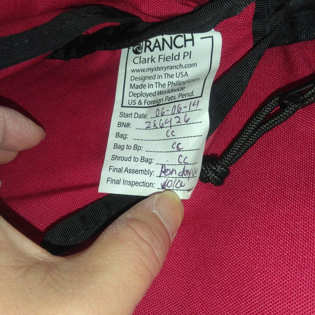 MYSTERY RANCH インベーダー メッセンジャーバッグ　オレンジタグ