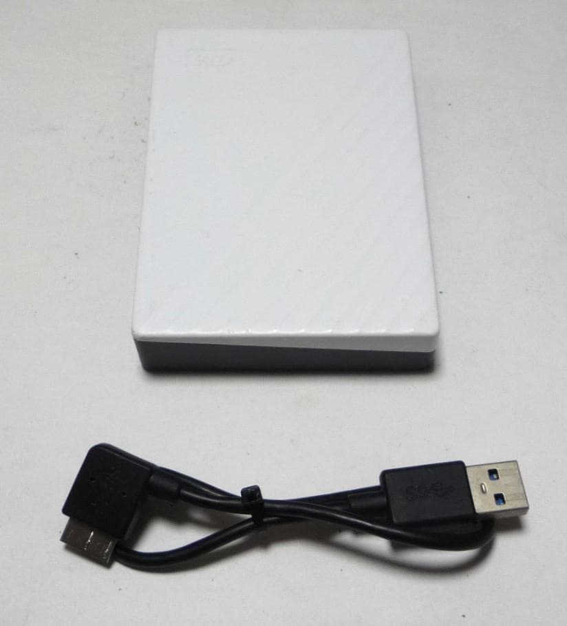 WD ポータブルHDD 5TB USB3.0 ホワイト My Passport