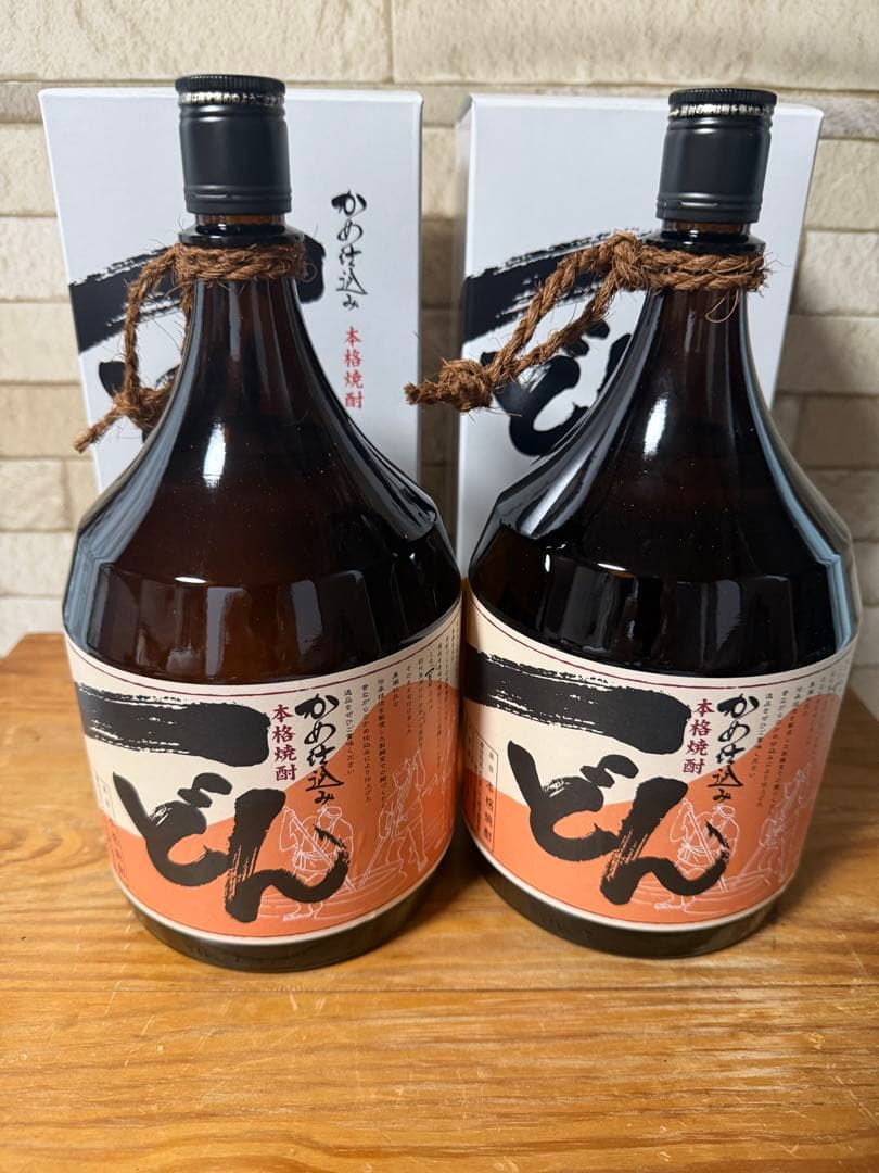 焼酎一どん 1.8L 2本セット 箱入り