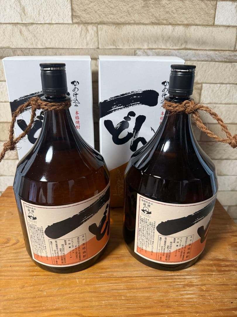 焼酎一どん 1.8L 2本セット 箱入り