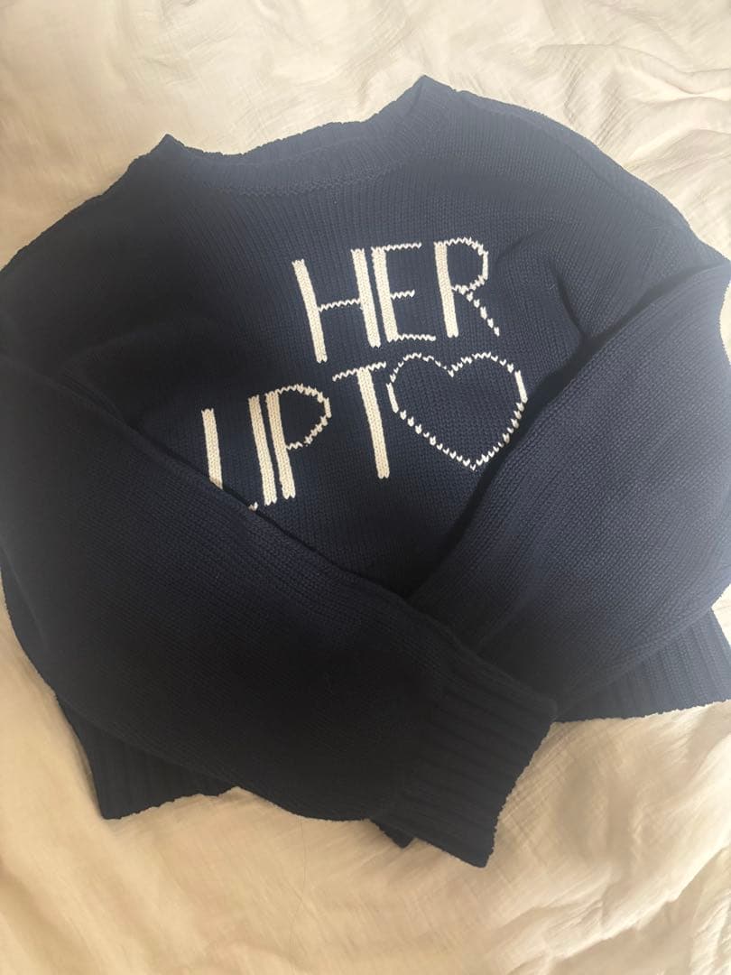 トップス Her lip to Share The Love Knit Top