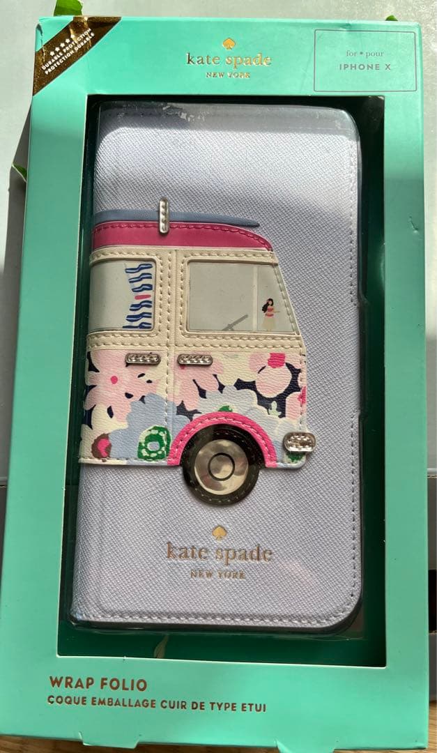 ケイトスペード　iPhoneXケース　サーフバン