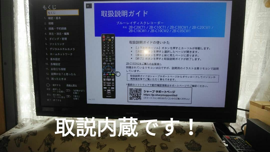 21年モデル実動美品/2B-C10CW1/二番組同録可/1TB/新リモ/4k再生