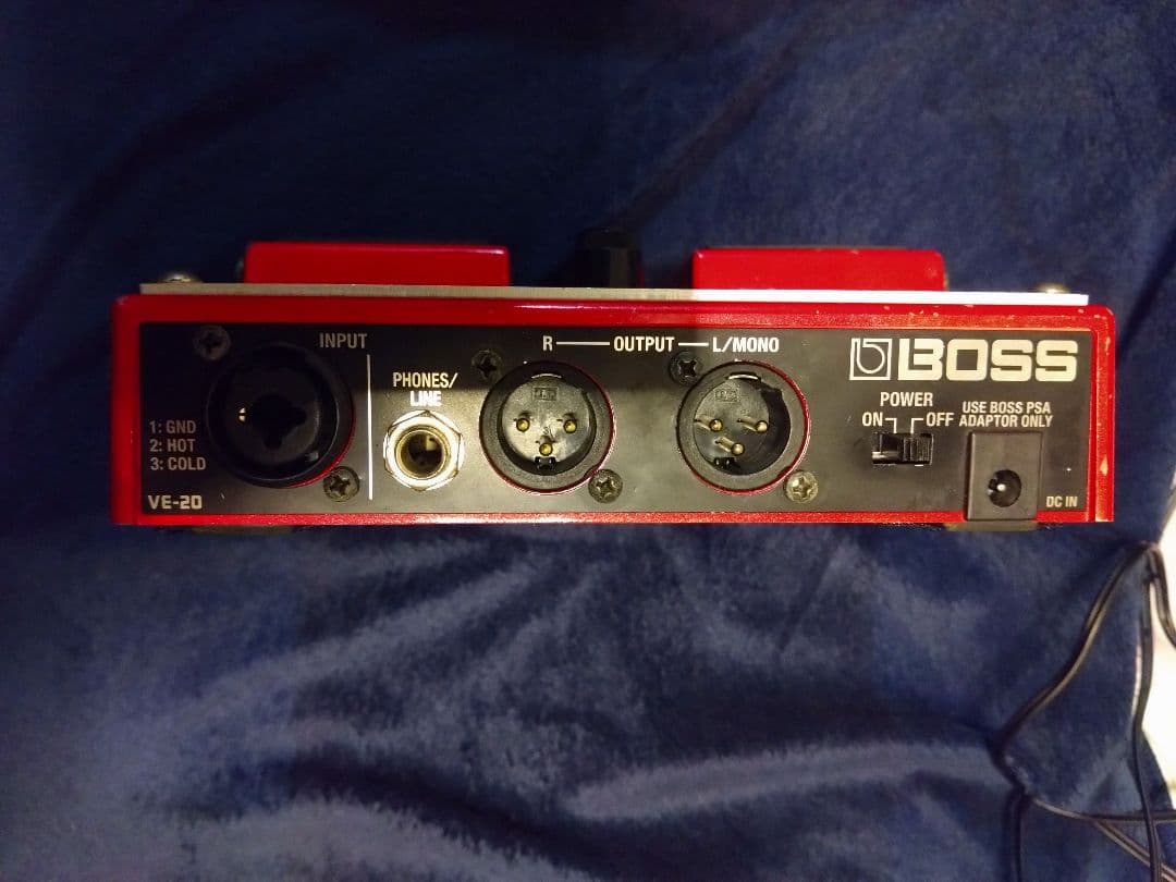 BOSS VE-20 ボーカルエフェクター ACアダプタ付き