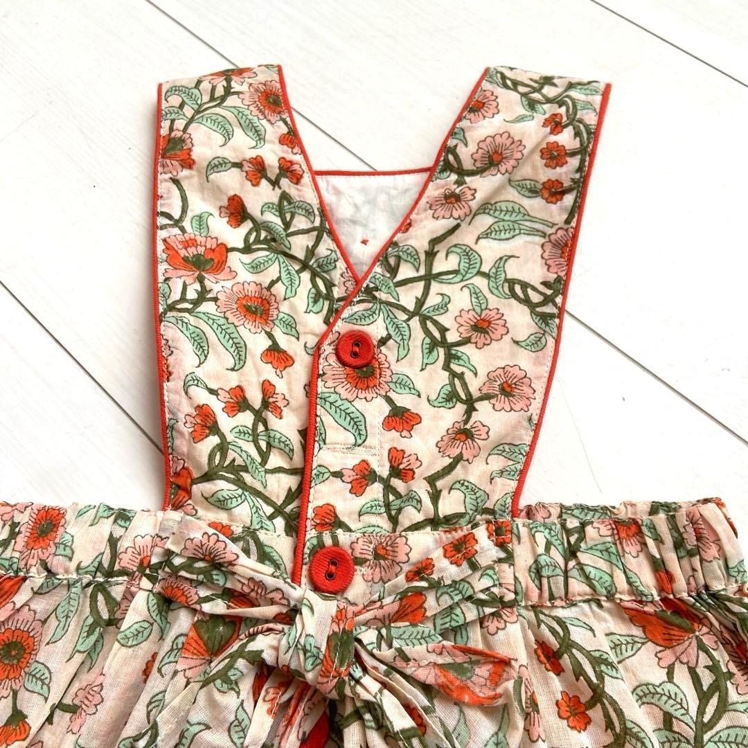 cocobonjour diary エプロンワンピース 2y