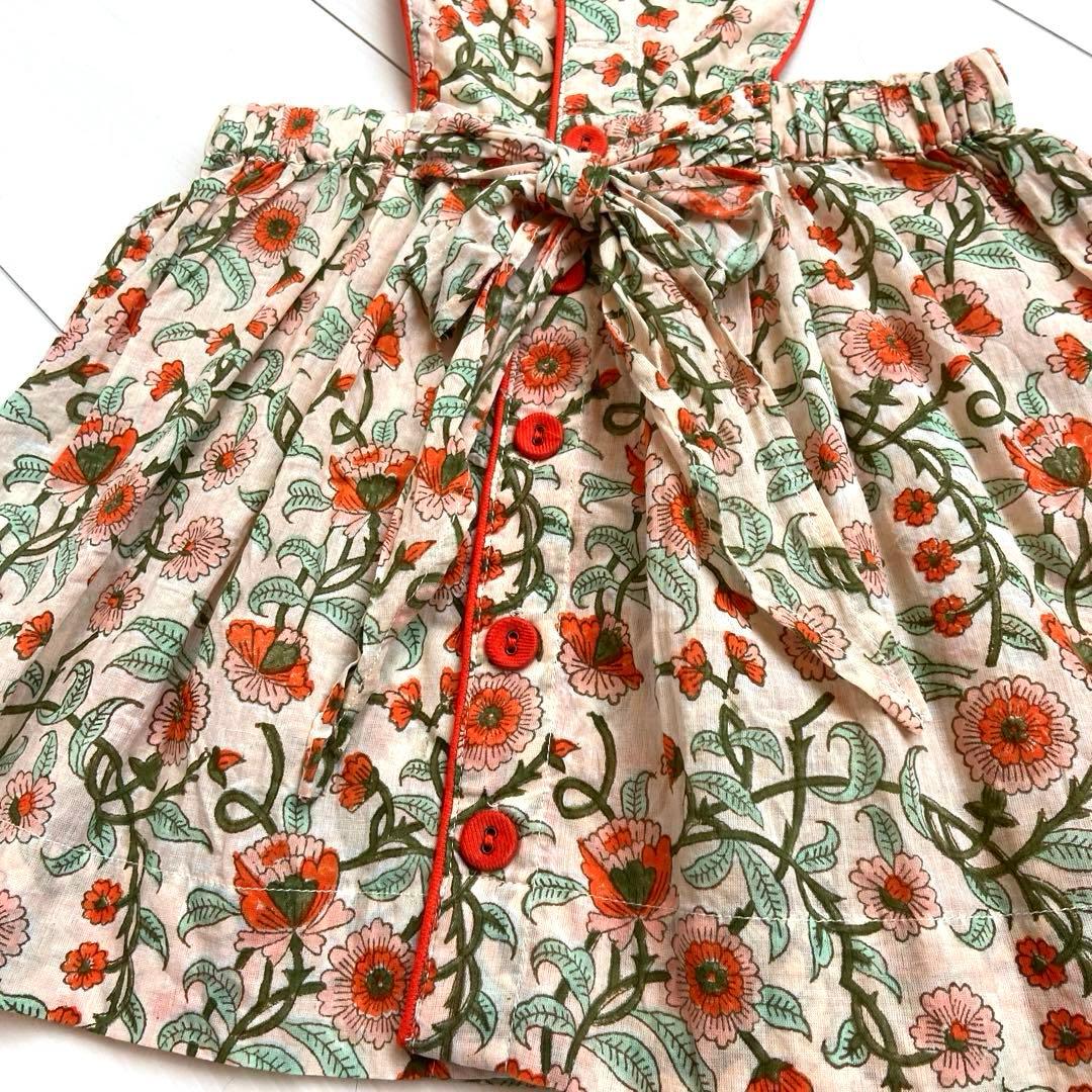 cocobonjour diary エプロンワンピース 2y