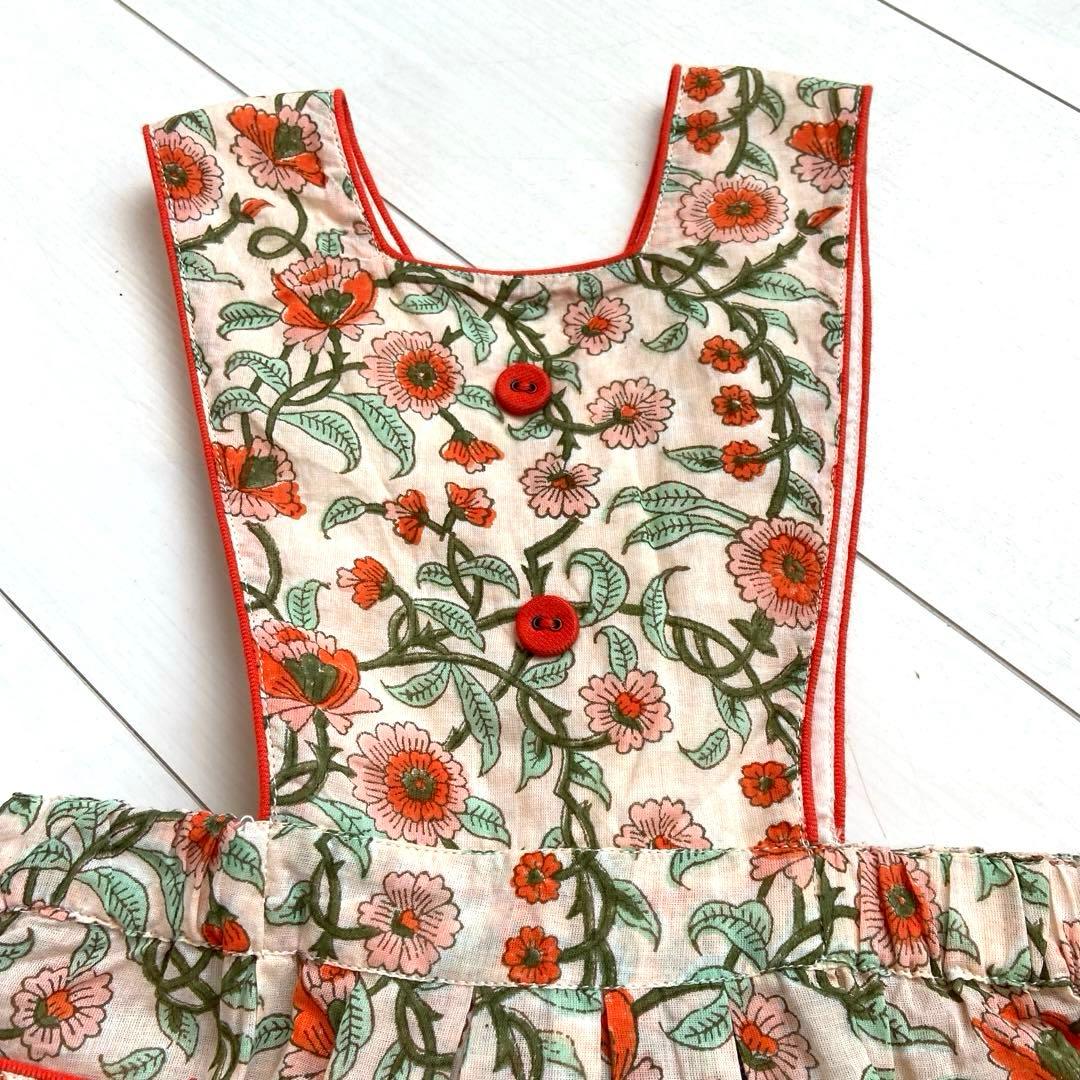 cocobonjour diary エプロンワンピース 2y