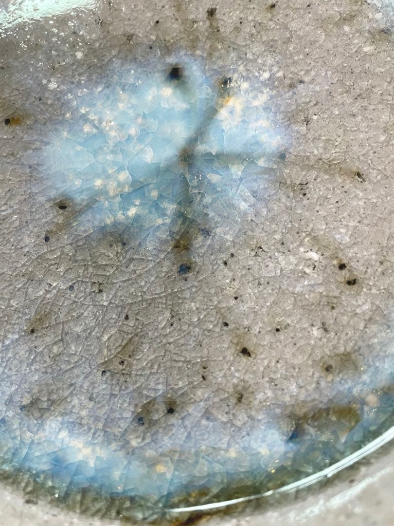 宮城陶器_ 宮城正幸 脚付き 青磁釉　お皿