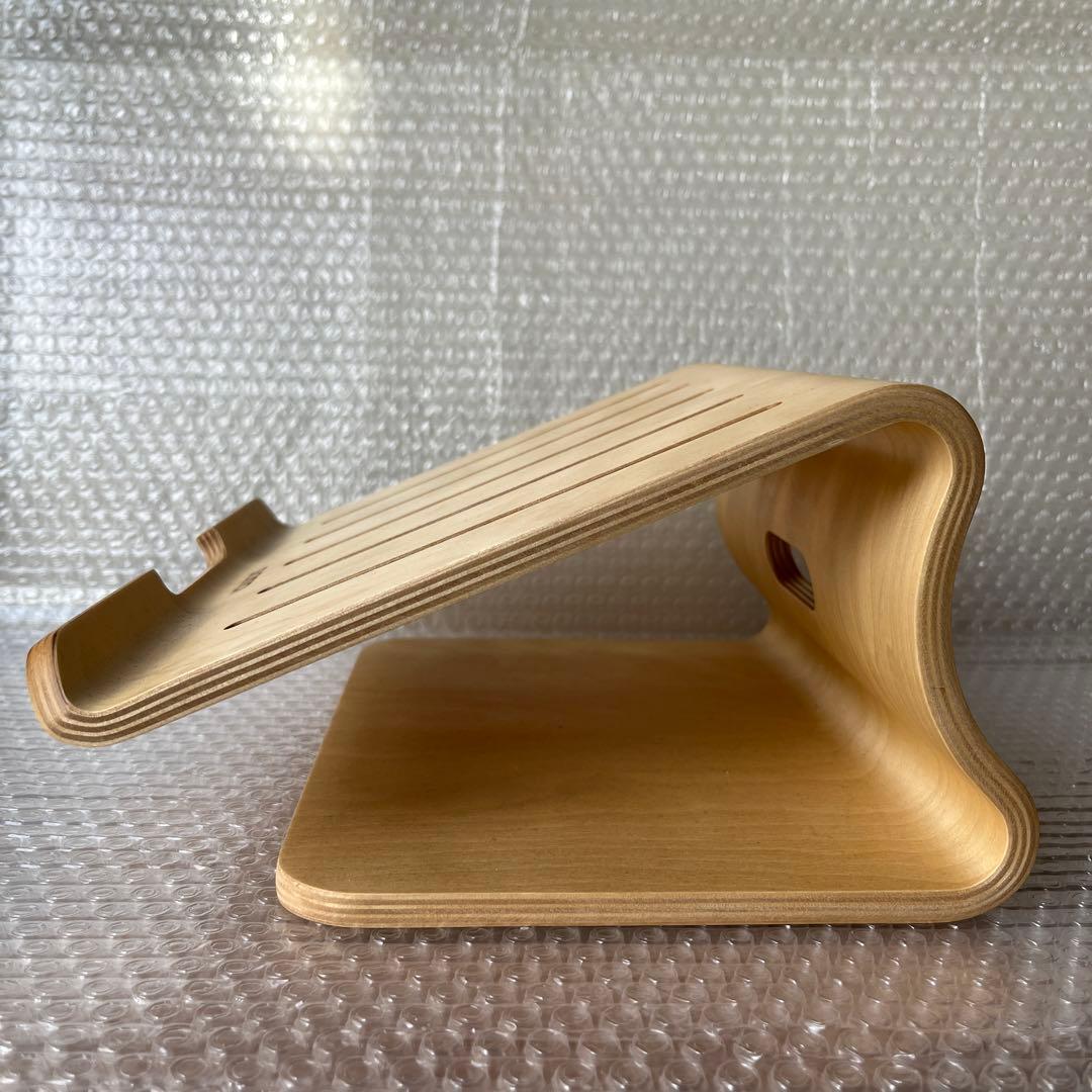 中古　SAMDI 木製ノートパソコンスタンド