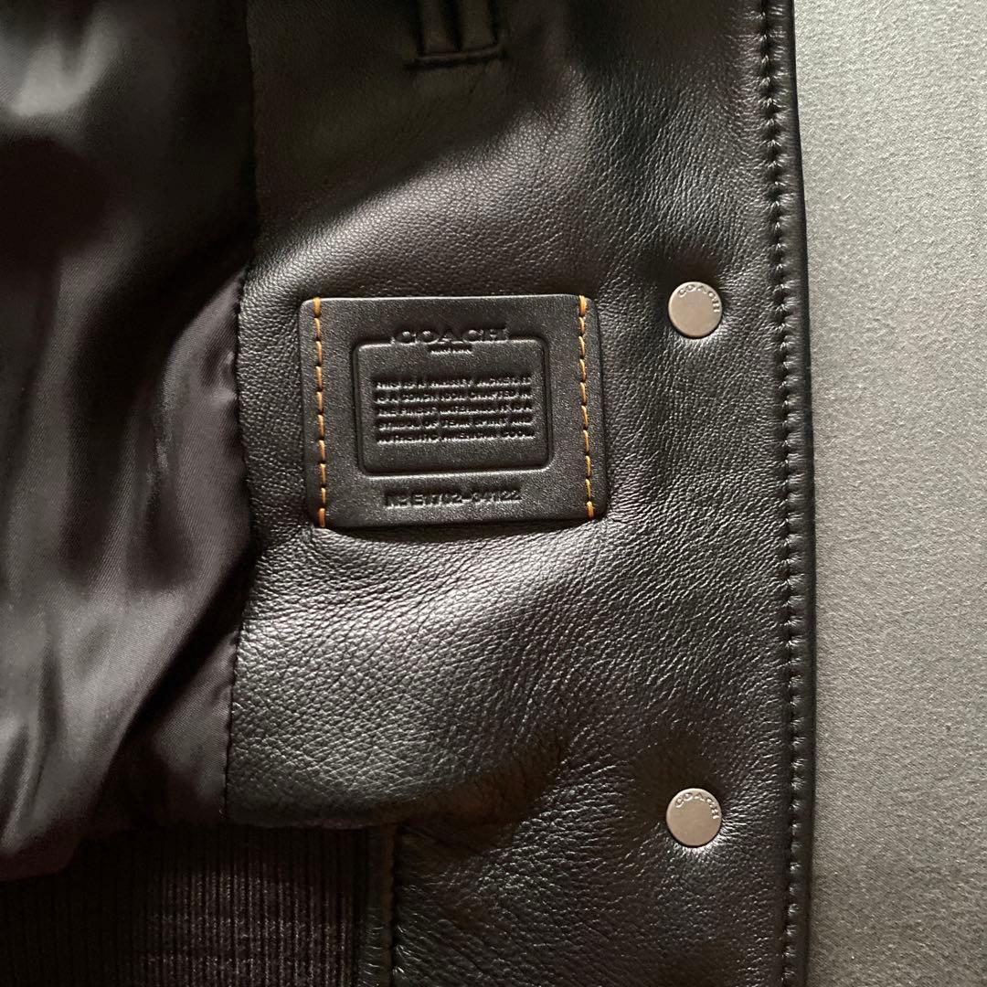 コーチリアルレザースタジャン美品