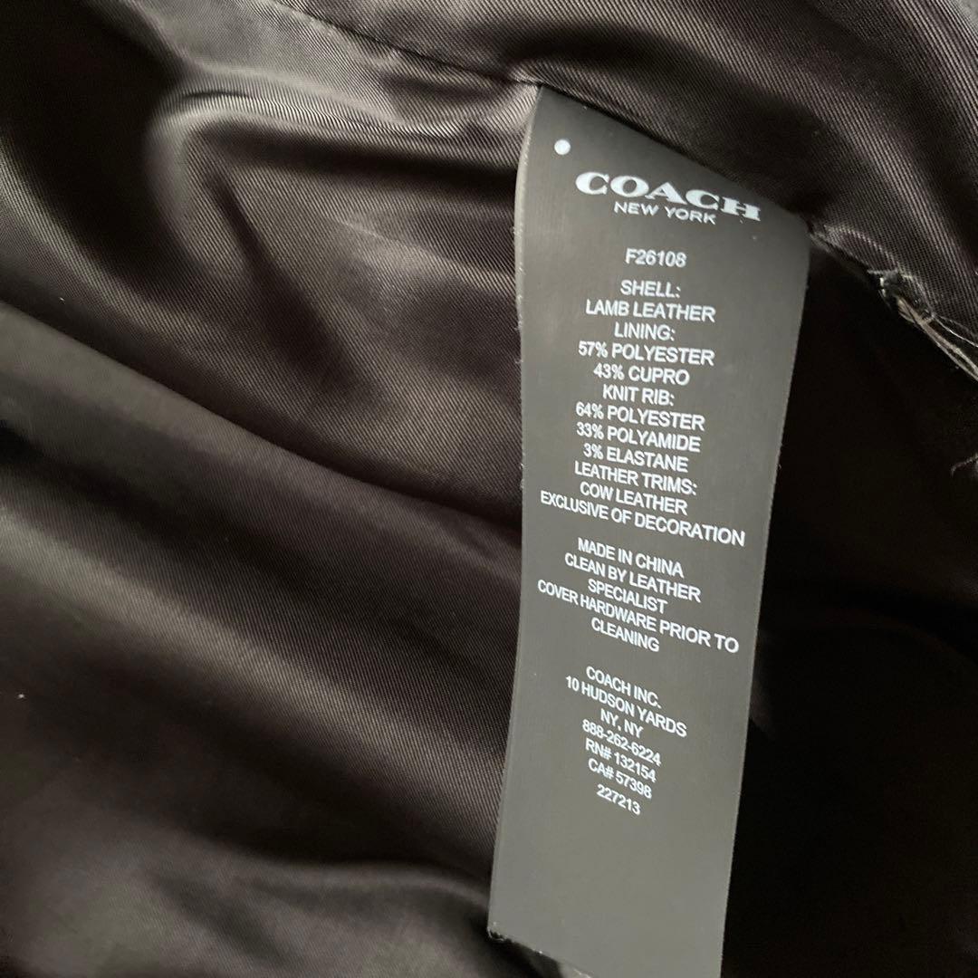 コーチリアルレザースタジャン美品