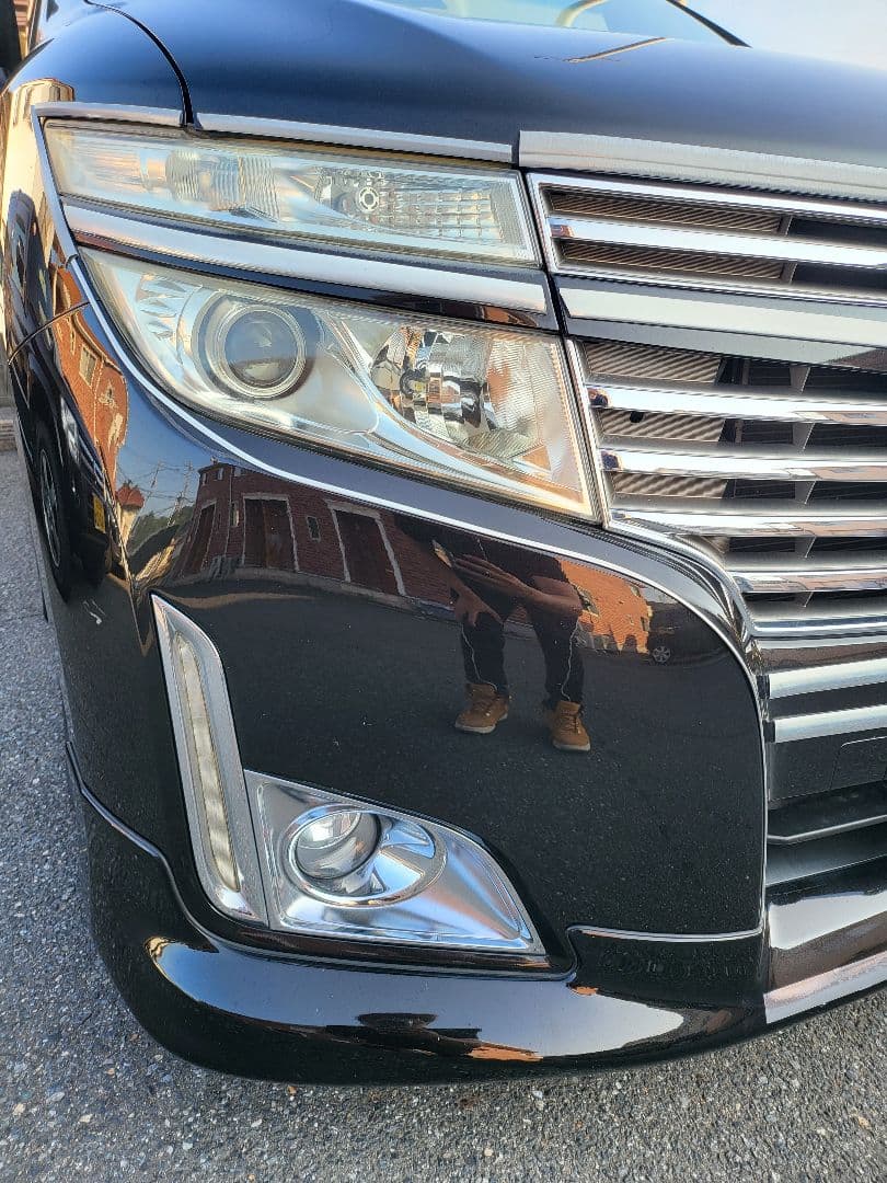 日産エルグランドE52 ヘッドライト左右グリル　エアロバンパーフォグイルミセット