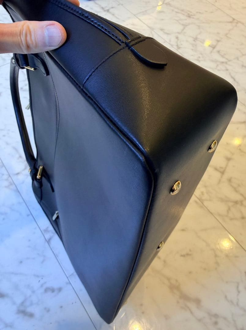 CHAMBORD SELLIERブリーフケース ／ ブラック×ゴールド