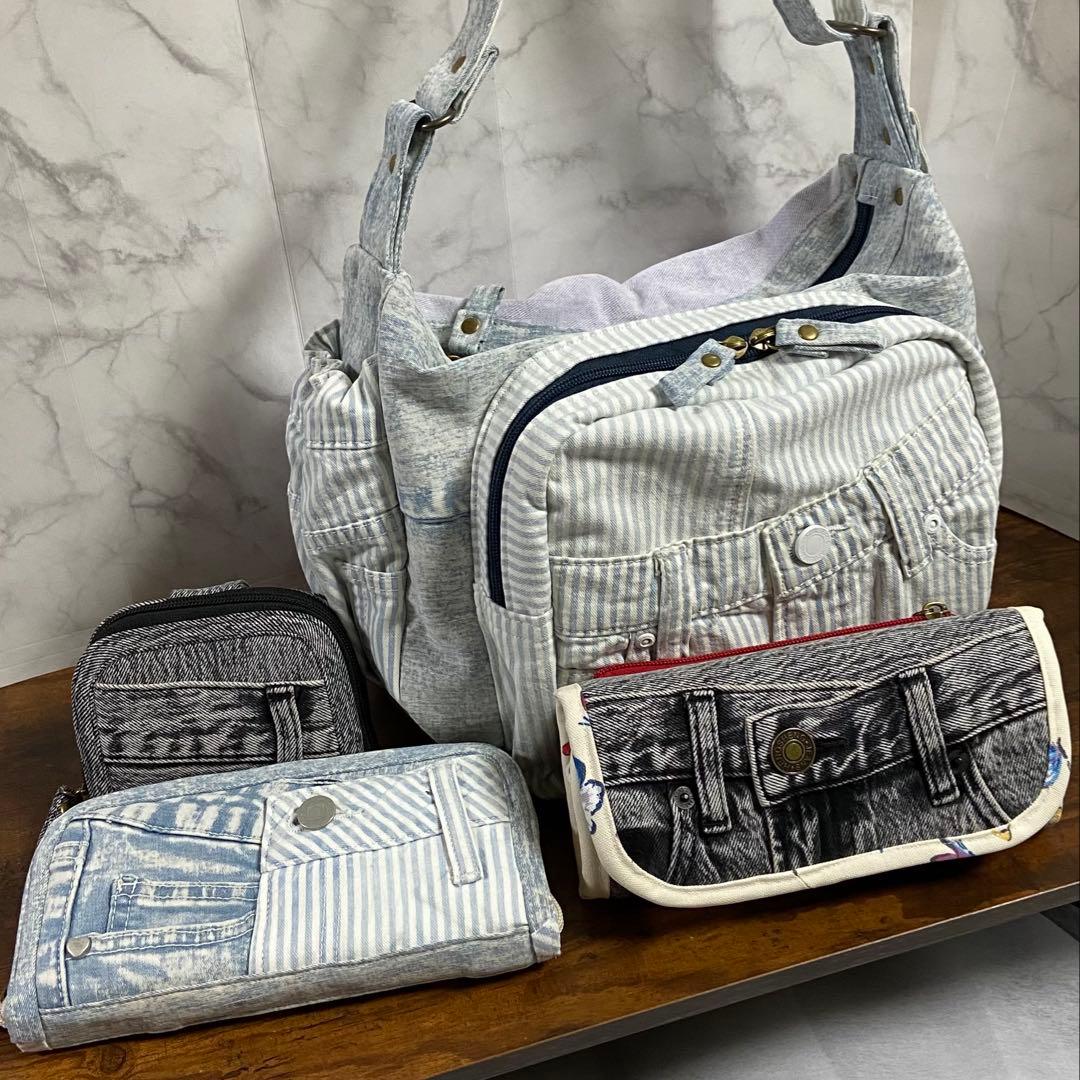 専用*No.41 デニムリメイク【お財布・ショルダーバッグ】ハンドメイド
