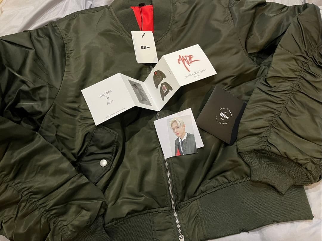 【ニキ】ENHYPEN Artist-Made MA-1 ジャケット