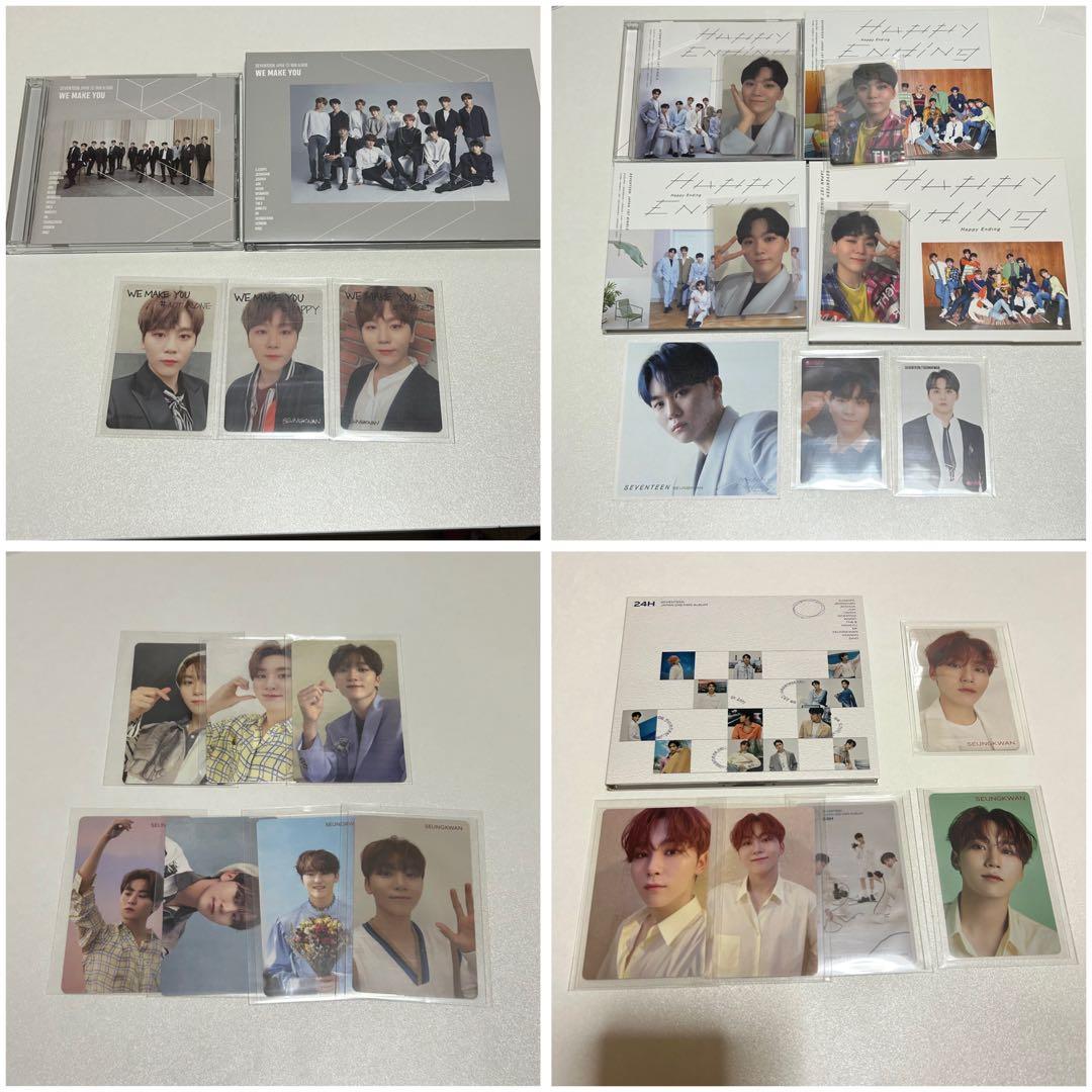 seventeen アルバム CD トレカ 特典 まとめ売り スングァン