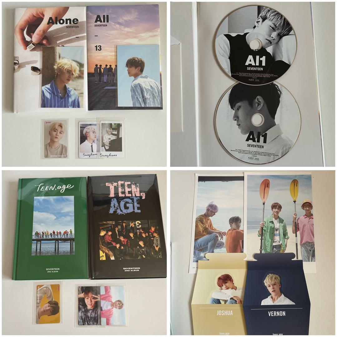 seventeen アルバム CD トレカ 特典 まとめ売り スングァン