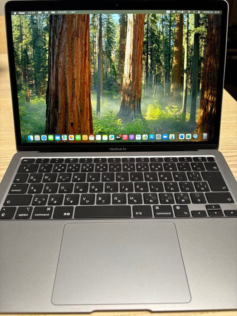 MacBook Air M1 2020 スペースグレイ 8GB 256GB