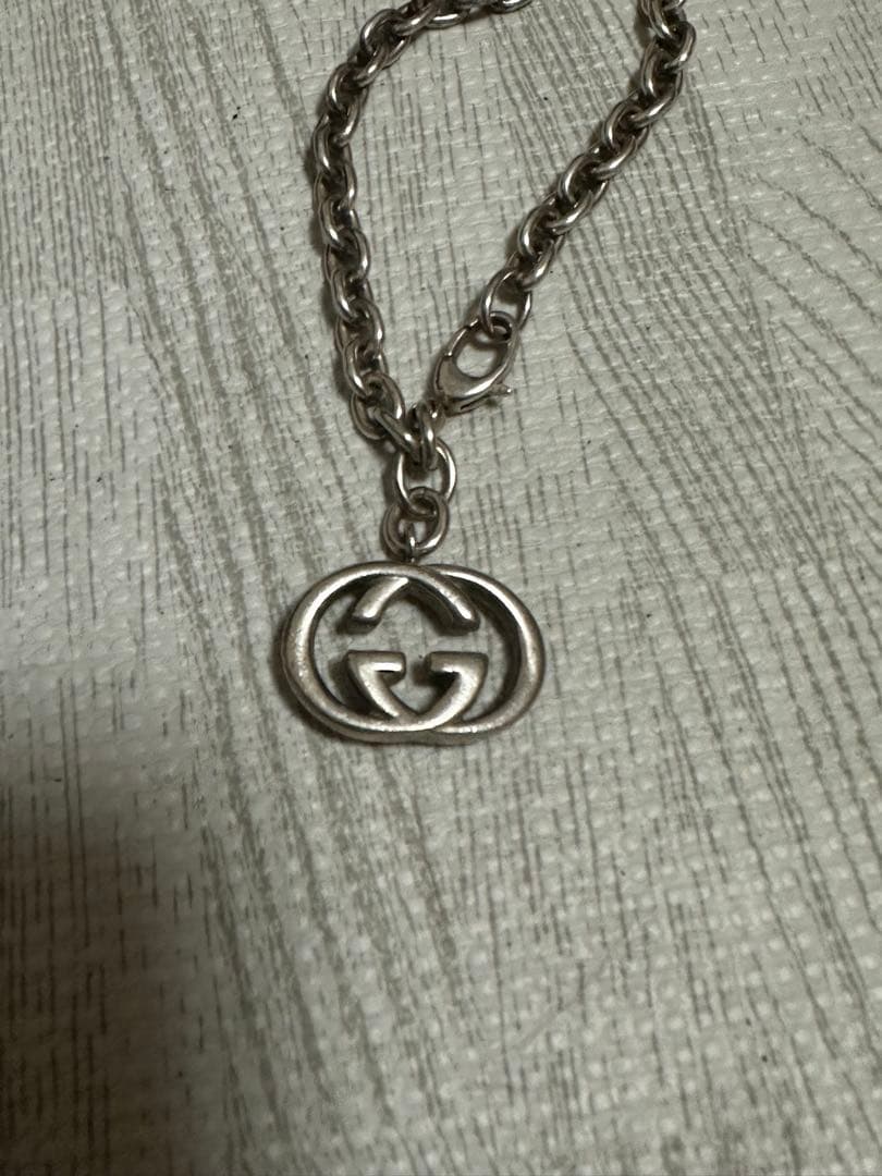 グッチ　GUCCI シルバーブレスレット インターロッキング