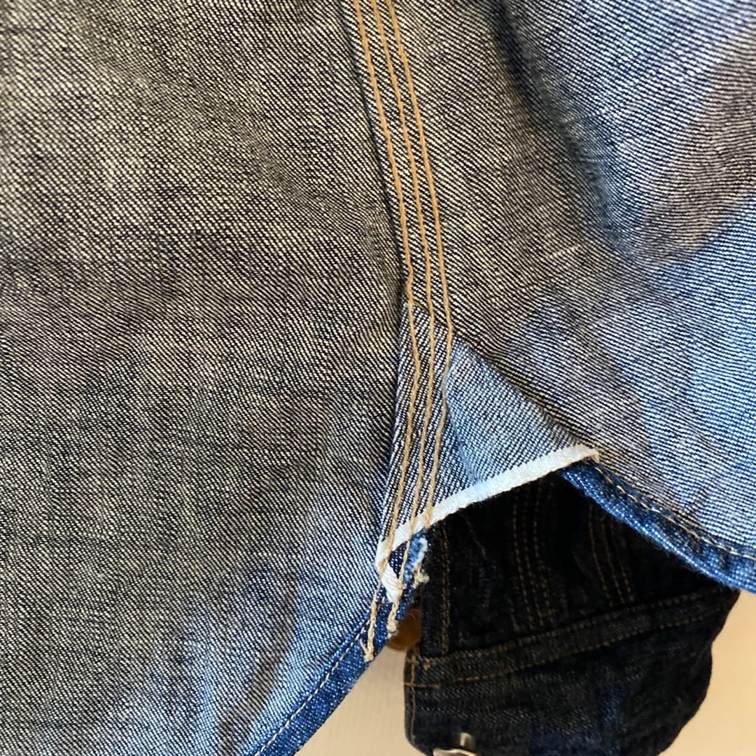 釣*中様 【美品】DELUXEWARE デニムシャツ　 L アメカジ