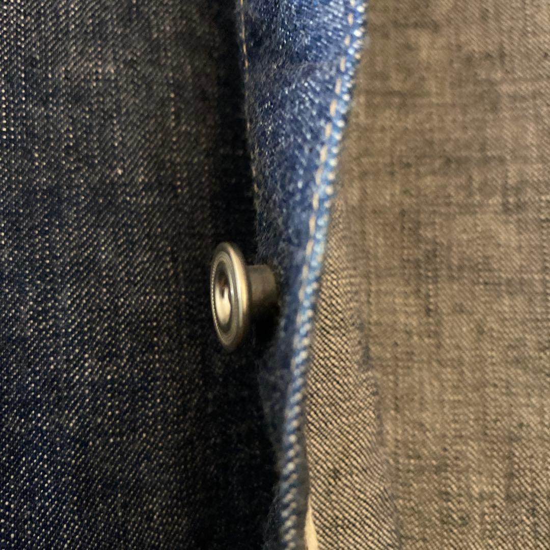 釣*中様 【美品】DELUXEWARE デニムシャツ　 L アメカジ