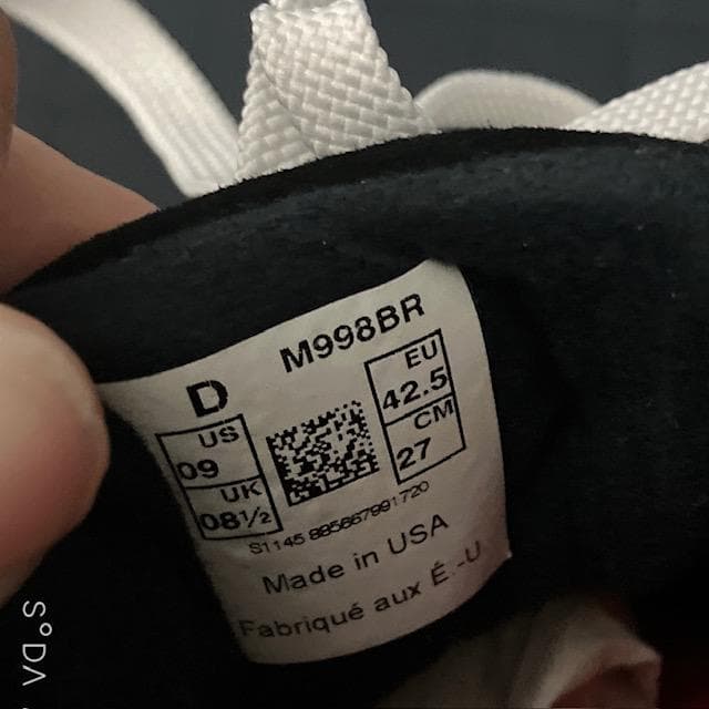 【未使用】ニューバランス M998BR 27cm（プー120）