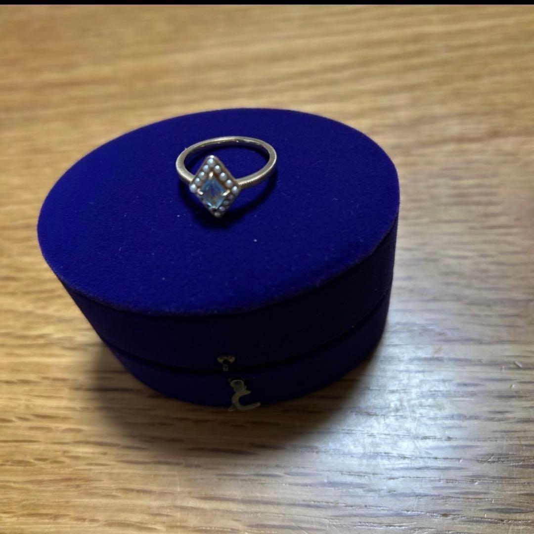 最安値！agete青山限定K10リング11号