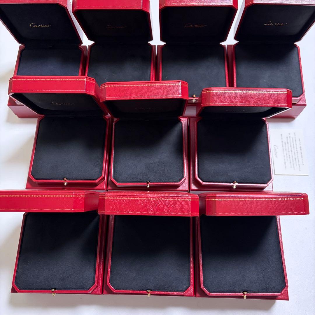 専用　カルティエ　ネックレスケース　空箱　ギフトボックス　レッドボックス