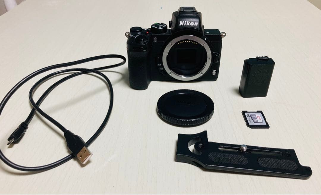 【最終値下】S数2,916回■美品Nikon Z50レンズ、自作自撮りプレート他