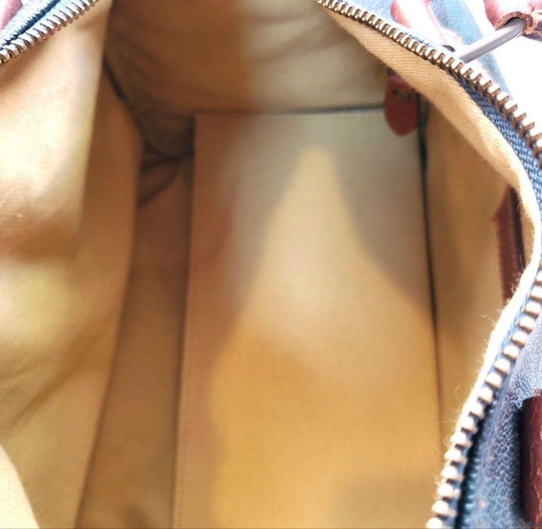 美品 RALPH LAUREN ポロラルフローレンミニボストンバックレザー