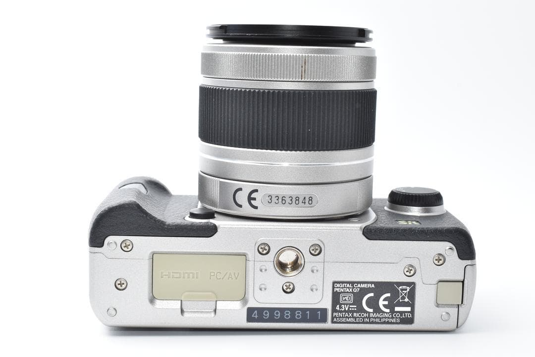 【バッテリーx2付き】ペンタックス PENTAX Q7 シルバー レンズキット