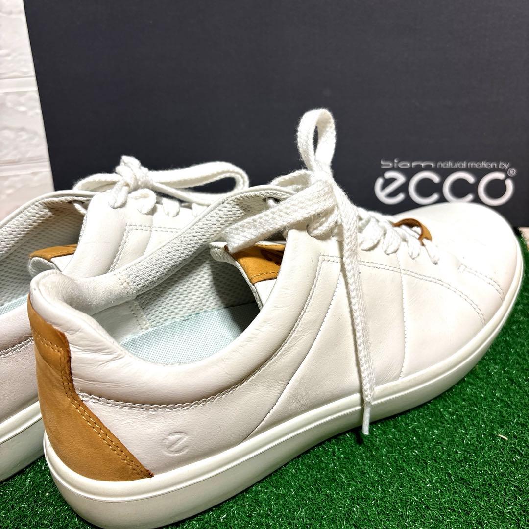 ECCO エコー　メンズ 本革 クラッシック スニーカー