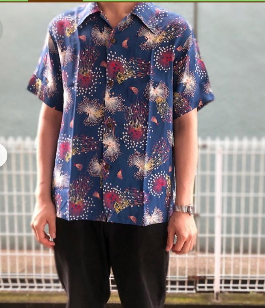 SUN SURF アロハシャツ Lサイズ