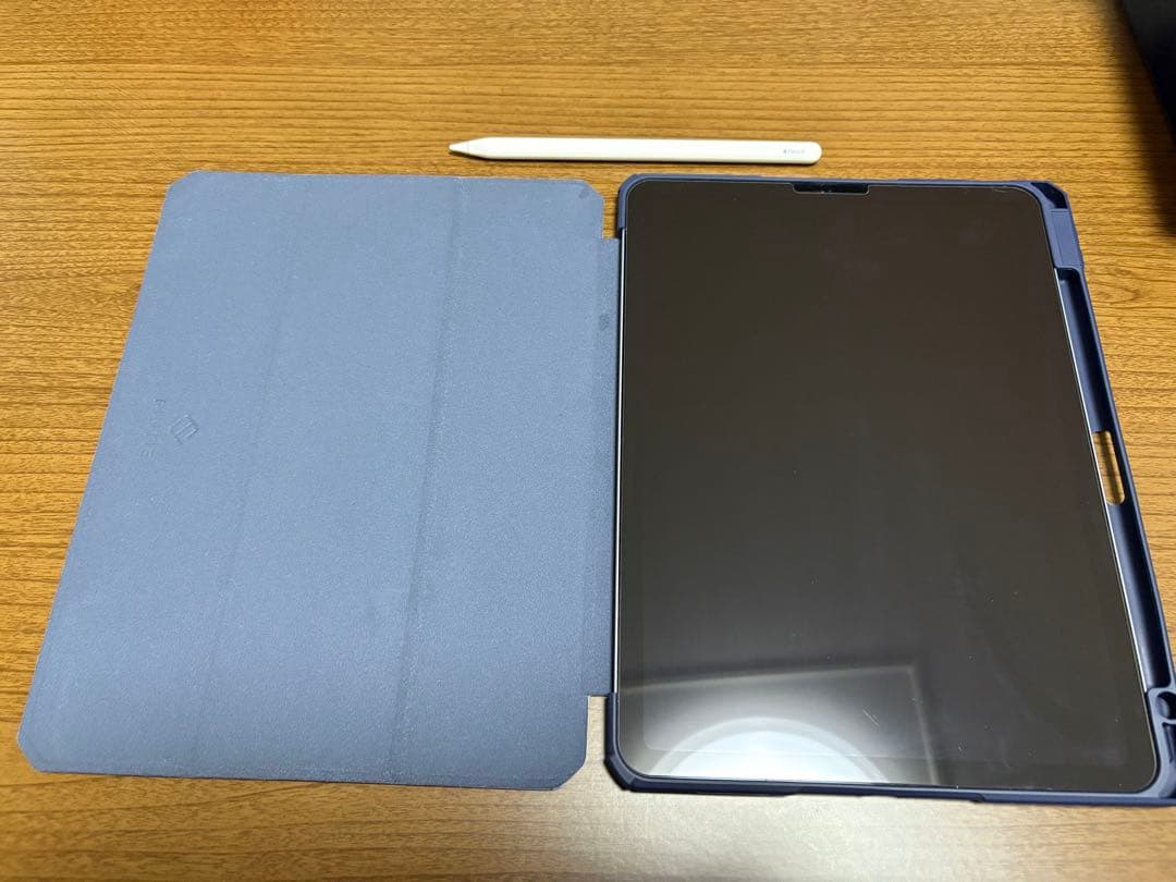 Ipad air 第4世代　カバー　ケース　ジャンクのアップルペンシル付