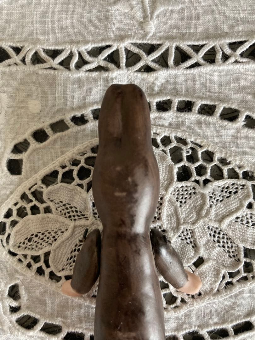 ドイツ　アンティーク　小さい　うさぎの着ぐるみ　ミニョネット　ビスクドール