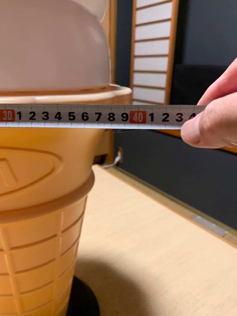 【美品】SANDEN アイスクリームメーカーとスジャータアイスクリーム置物セット